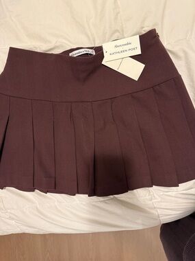 Abercrombie & Fitch Women's Pleated Mini Skirt